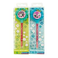 Clementoni crazy chic oogschaduw en lipliner bloem - turquoise/blauw Clementoni crazy chic oogschaduw en lipliner bloem - turquoise/blauw