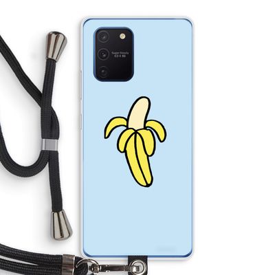 Banana: Samsung Galaxy Note 10 Lite Transparant Hoesje met koord