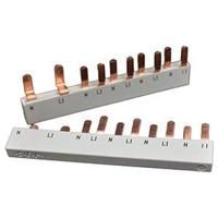 Kamrail 1 fase 8pol. 17,8mm grijs - 4000060