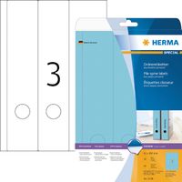 Rugetiket HERMA 5138 breed/lang 61x297mm zelfklevend blauw - thumbnail