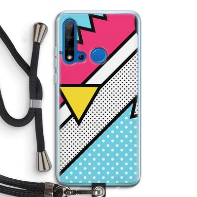 Pop Art #3: Huawei P20 Lite (2019) Transparant Hoesje met koord