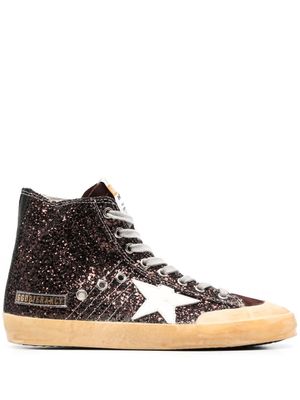 Golden Goose baskets montantes Francy - Marron