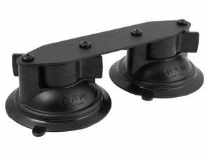 RAM Mount Double 8.5 cm Suction Cup Base - Rechte plaat