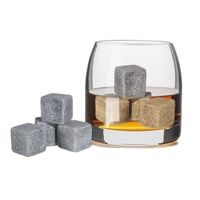 6x Whiskey/whisky stenen 2,5 cm - thumbnail