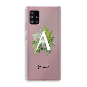 Green Brush: Samsung Galaxy A51 5G Transparant Hoesje