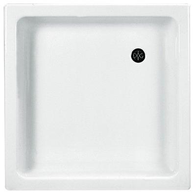 Nemo Start StratosH douchebak acryl 80x80x15cm afvoer D52 wit dikte 4 mm 122002