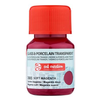 Royal Talens Talens Art Creation Glass & Porcelain Transparant Fles 30 ml - Zachte Magenta 3503