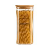 Voorraadpot Essentials - keuken - spaghetti - glas - 2,1L - luchtdichte deksel