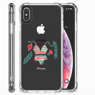 Apple iPhone X | Xs Stevig | Bumper Hoesje | Boho Summer Apple iPhone X | Xs Stevig | Bumper Hoesje | Boho Summer