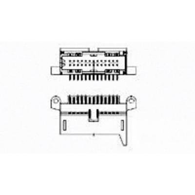TE Connectivity 827880-3 Male header, inbouw (standaard) Inhoud: 1 stuk(s) Bulk