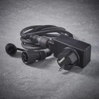 Luca Lighting connect 24 transformer black start 1500 20.4w 22xw14xh7cm - thumbnail