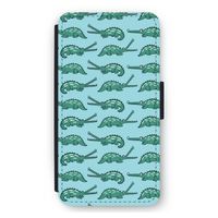 Kroko: iPhone 12 mini Flip Hoesje