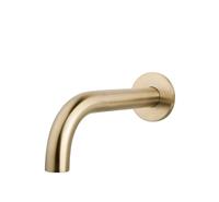 Wiesbaden inbouw-uitloop rond 20cm 1/2&apos;&apos; geborsteld messing