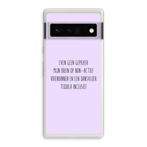 Tequila: Google Pixel 6 Pro Transparant Hoesje