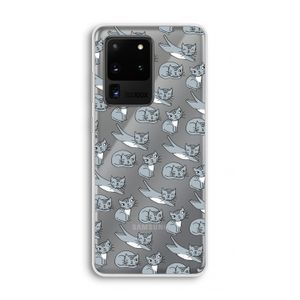 Poezen: Samsung Galaxy S20 Ultra Transparant Hoesje
