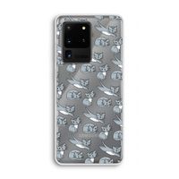 Poezen: Samsung Galaxy S20 Ultra Transparant Hoesje