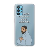Hotline bling: Samsung Galaxy A32 4G Transparant Hoesje