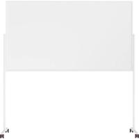 magnetoplan Whiteboard VarioPin (b x h) 100 cm x 180 cm Wit, Grijs Gelakt, Glad Aan beide zijden te gebruiken, Horizontaal- of verticaalformaat