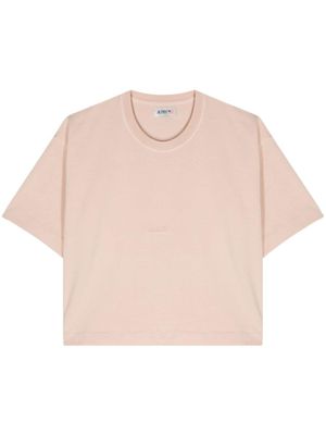 Autry t-shirt à logo embossé - Rose