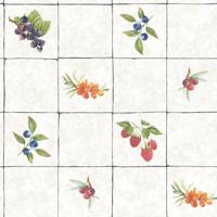 Galerie Just Kitchens Behang met tegels en fruit - G45417