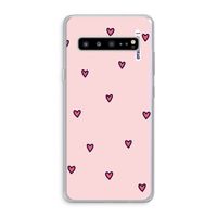Hartjes: Samsung Galaxy S10 5G Transparant Hoesje