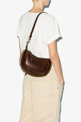 Isabel Marant crossbody Oskan Moon PP0003FA-A1C01M chocolate