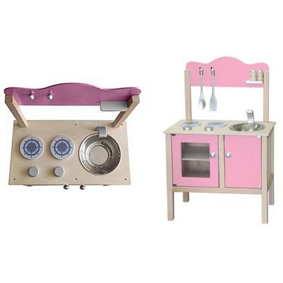 Simply For Kids houten kinderkeuken roze