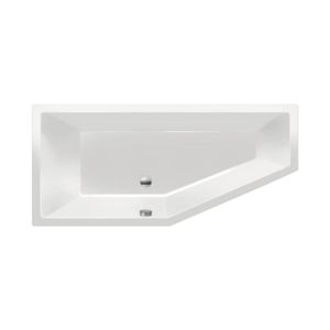 Ligbad Beterbad Xenz Society Compact Links 180x80x44 cm Gebroken Wit