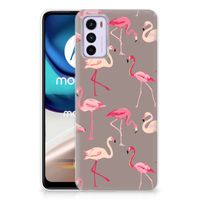 Motorola Moto G42 TPU Hoesje Flamingo - thumbnail