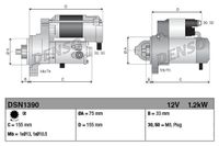 Startmotor DSN1390