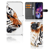 Hoesje Motorola Moto G54 Watercolor Tiger