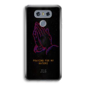 Praying For My Haters: LG G6 Transparant Hoesje