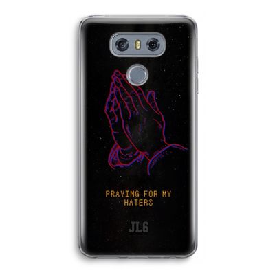 Praying For My Haters: LG G6 Transparant Hoesje