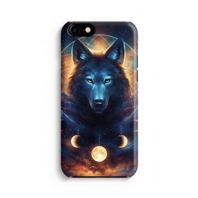Wolf Dreamcatcher: Volledig geprint iPhone SE 2020 Hoesje