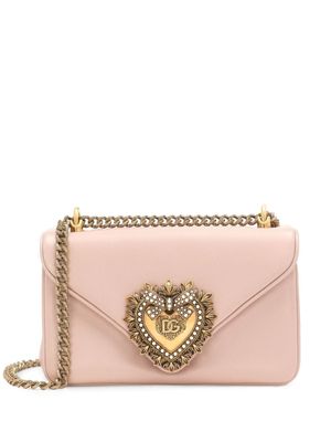 Dolce & Gabbana sac à bandoulière Devotion médium - Rose