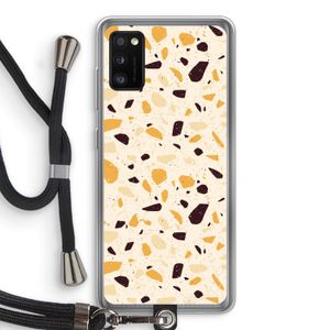 Terrazzo N°13: Samsung Galaxy A41 Transparant Hoesje met koord