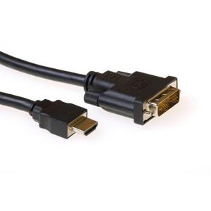 ACT AK3739 Verloopkabel HDMI-A Male/DVI-D Male - 1 meter