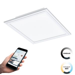 EGLO connect.z Salobrena-Z Smart Plafondlamp - 30 cm - Wit - Dimbaar