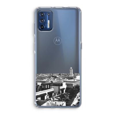 Marrakech Skyline : Motorola Moto G9 Plus Transparant Hoesje