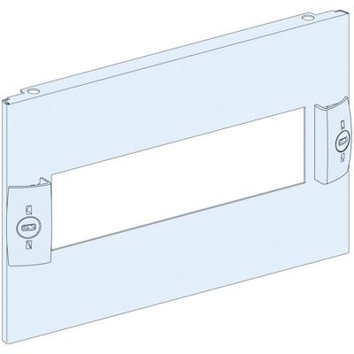 Schneider Electric PrismaSeT-P, frontplaat, met 45 mm uitsparing, 1 rij, breedte = 400 mm, hoogte = 3 modules 1 stuk(s)