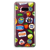 Fruitsticker: HTC U12+ Transparant Hoesje