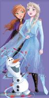 Frozen strandlaken Olaf 70 x 140 cm paars