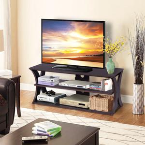 TV Kast Retro Bruin Televisiekast voor Televisies Tot 47 Inch TV Lowboard met Open Planken 140 x 40 x 45 cm