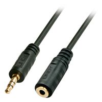Lindy 35654 5m 3.5mm 3.5mm Zwart audio kabel