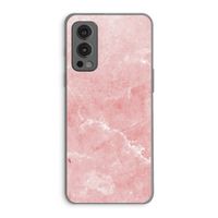 Roze marmer: OnePlus Nord 2 5G Transparant Hoesje