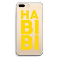 Habibi Blue: iPhone 7 Plus Transparant Hoesje Habibi Blue: iPhone 7 Plus Transparant Hoesje