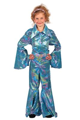 Glittercatsuit Kind turquoise Glittercatsuit Kind turquoise