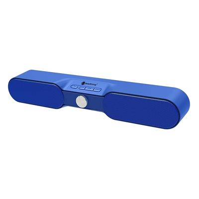 Nieuwe Rixing NR4017 draagbare 10W stereo surround SoundBar Bluetooth Speaker met microfoon (blauw)
