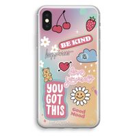 Positivity: iPhone XS Transparant Hoesje
