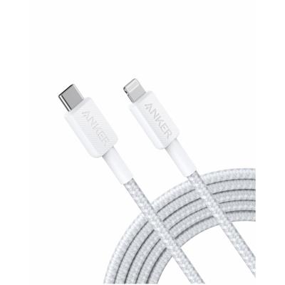 Anker 322 USB-C to Lightning Cable Nylon 3M Oplader Wit